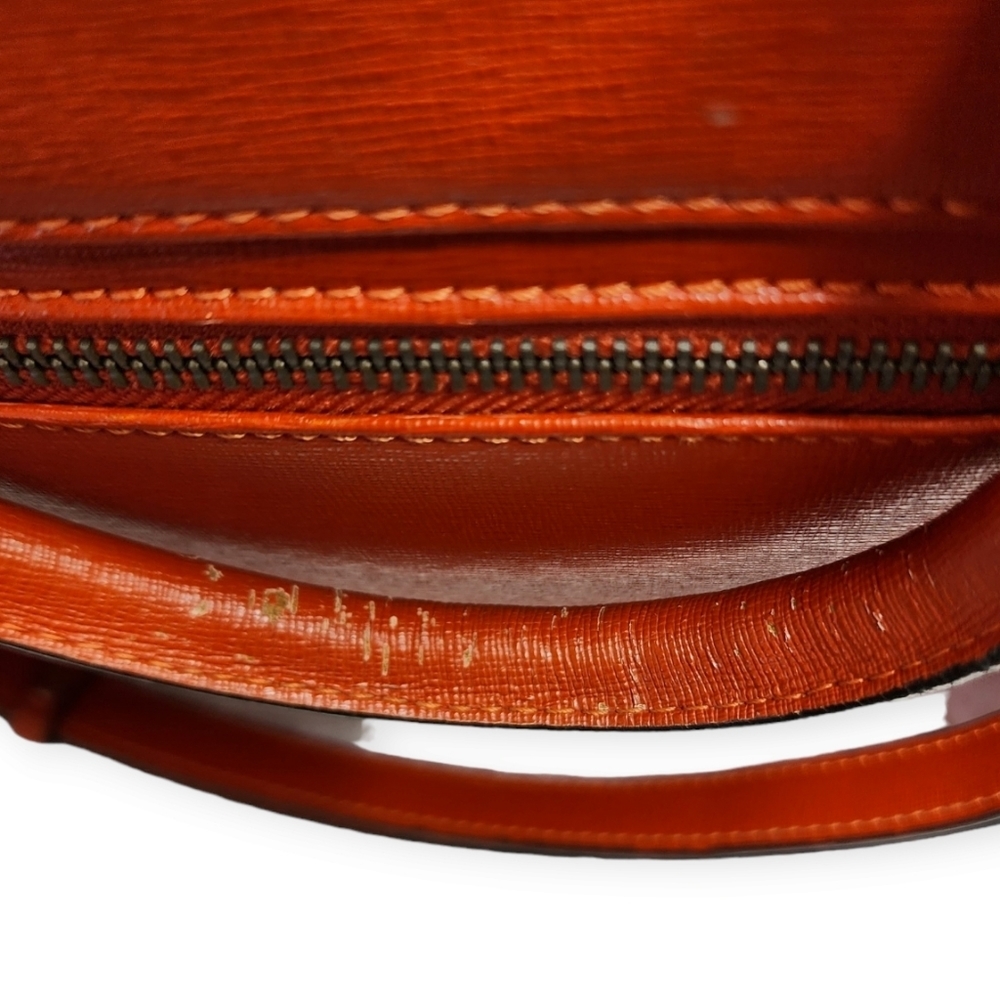 Gianni Conti shoulder bag, cognac, earth, rust colour - Picture 15 of 16